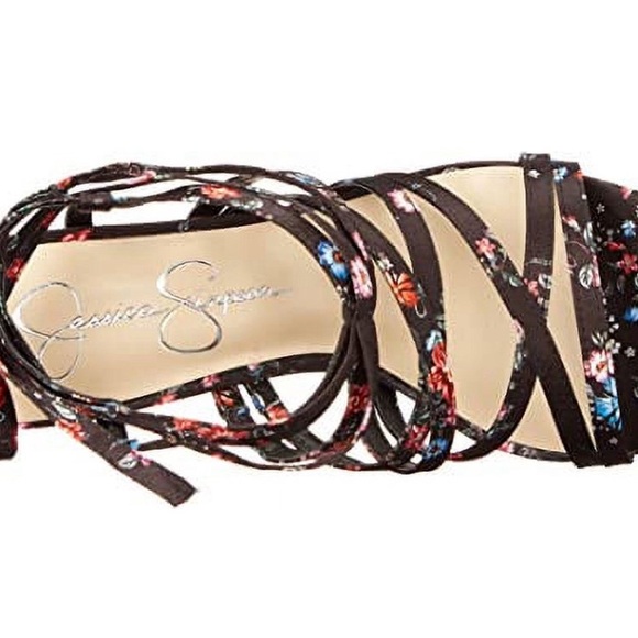 Jessica Simpson Jexilla Women's Strappy Ankle Wrap Stiletto Sandals Size 7 1/2 - Picture 4 of 8